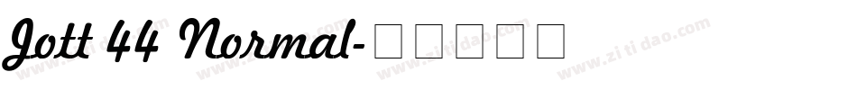 Jott 44 Normal字体转换